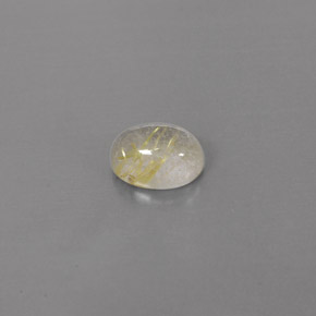 Quartz rutilé jaune naturelle transparent, 1,68 ct, transparent / translucide