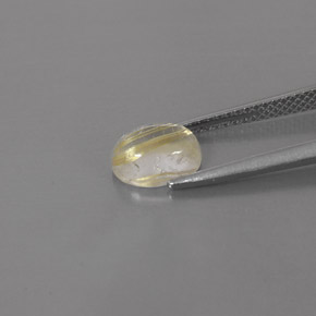 Quartz rutilé jaune naturelle transparent, 1,54 ct, transparent / translucide