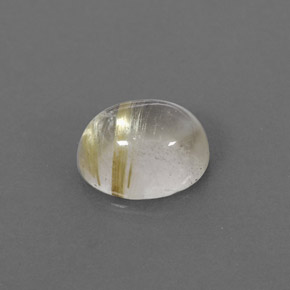 Quartz rutilé jaune naturelle transparent, 1,45 ct, transparent / translucide