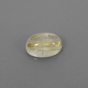 Quartz rutilé jaune naturelle transparent, 1,54 ct, transparent / translucide