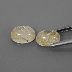 Achetez naturel ct jaune quartz rutilé gems, transparent, en provenance inde chez gemselect. en stock, livraison internationale!
