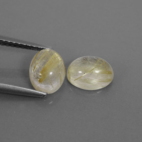 Achetez naturel ct jaune quartz rutilé gems, transparent, en provenance inde chez gemselect. en stock, livraison internationale!
