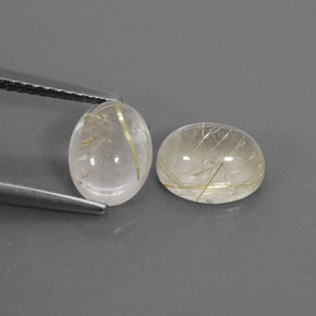 Achetez naturel ct jaune quartz rutilé gems, transparent, en provenance inde chez gemselect. en stock, livraison internationale!