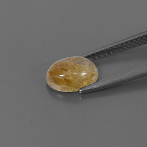 Quartz rutilé jaune naturelle transparent, 1,48 ct, transparent / translucide