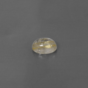 Quartz rutilé jaune naturelle transparent, 1,33 ct, transparent / translucide