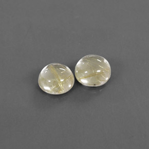 Achetez naturel ct jaune quartz rutilé gems, coupe roude, en provenance inde chez gemselect. en stock, livraison internationale!