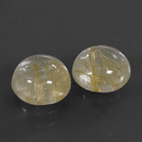 Achetez naturel ct jaune quartz rutilé gems, coupe roude, en provenance inde chez gemselect. en stock, livraison internationale!