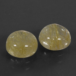 Achetez naturel ct jaune quartz rutilé gems, transparent, en provenance inde chez gemselect. en stock, livraison internationale!