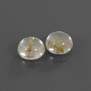 Achetez naturel ct jaune quartz rutilé gems, coupe roude, en provenance inde chez gemselect. en stock, livraison internationale!