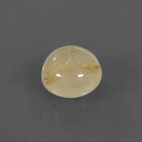 Quartz rutilé jaune naturelle transparent, 2,10 ct, transparent / translucide