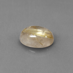 Quartz rutilé jaune naturelle transparent, 1,75 ct, transparent / translucide