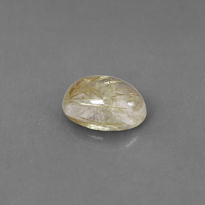 Quartz rutilé jaune naturelle transparent, 1,24 ct, transparent / translucide