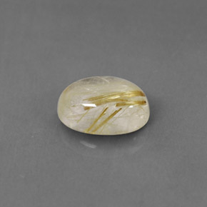 Quartz rutilé jaune naturelle transparent, 1,51 ct, transparent / translucide