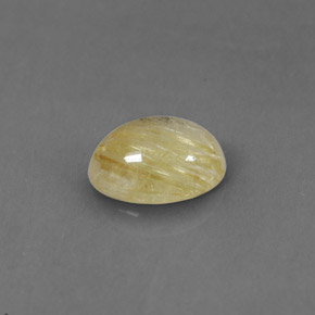 Quartz rutilé jaune naturelle transparent, 1,30 ct, transparent / translucide