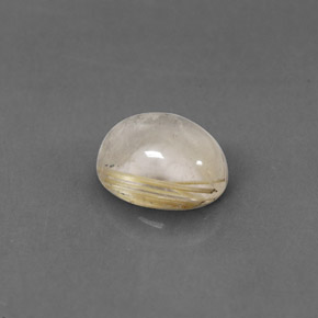 Quartz rutilé jaune naturelle transparent, 1,56 ct, transparent / translucide