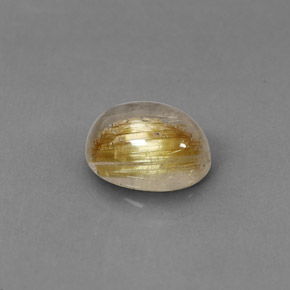 Quartz rutilé jaune naturelle transparent, 1,77 ct, transparent / translucide
