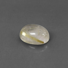 Quartz rutilé jaune naturelle transparent, 1,48 ct, transparent / translucide