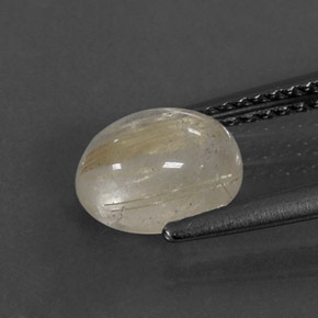 Quartz rutilé jaune naturelle transparent, 1,59 ct, transparent / translucide