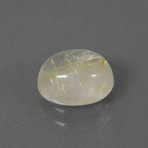 Quartz rutilé jaune naturelle transparent, 1,49 ct, transparent / translucide