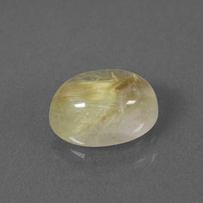 Quartz rutilé jaune naturelle transparent, 1,70 ct, transparent / translucide