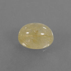 Quartz rutilé jaune naturelle transparent, 1,60 ct, transparent / translucide