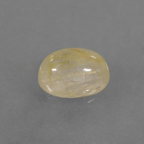Quartz rutilé jaune naturelle transparent, 1,49 ct, transparent / translucide