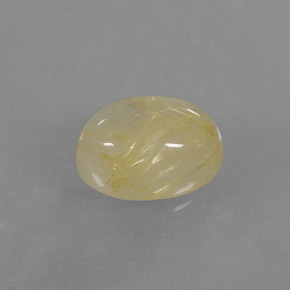 Quartz rutilé jaune naturelle transparent, 1,57 ct, transparent / translucide