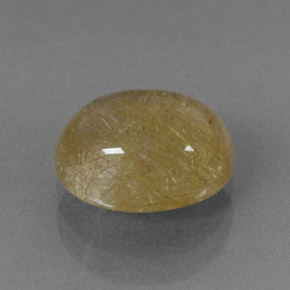 Quartz rutilé jaune naturelle transparent, 2,10 ct, transparent / translucide