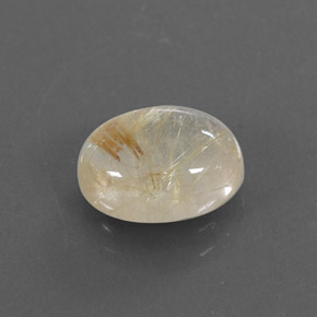 Quartz rutilé jaune naturelle transparent, 1,97 ct, transparent / translucide