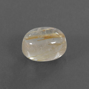 Quartz rutilé jaune naturelle transparent, 2,09 ct, transparent / translucide