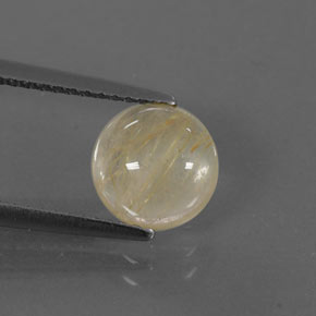 Quartz rutilé jaune naturelle transparent, 1,80 ct, transparent / translucide