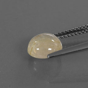 Quartz rutilé jaune naturelle transparent, 1,80 ct, transparent / translucide