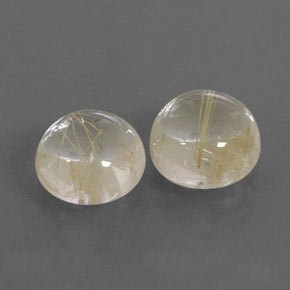 Achetez naturel ct jaune quartz rutilé gems, coupe roude, en provenance inde chez gemselect. en stock, livraison internationale!