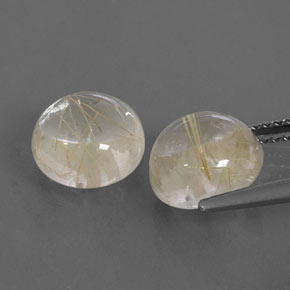 Achetez naturel ct jaune quartz rutilé gems, coupe roude, en provenance inde chez gemselect. en stock, livraison internationale!