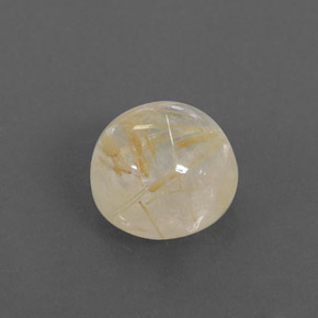 Quartz rutilé jaune naturelle transparent, 2,59 ct, transparent / translucide