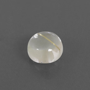 Quartz rutilé jaune naturelle coupe roude, 1,57 ct, transparent