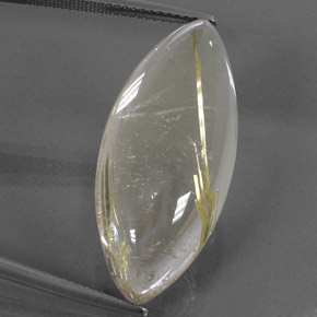Quartz rutilé or naturelle marquise, 26,24 ct, transparent