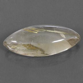 Quartz rutilé or naturelle marquise, 26,24 ct, transparent