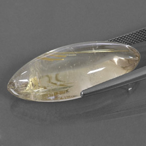 Quartz rutilé or naturelle marquise, 26,24 ct, transparent