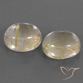 Shop natural 10.86ct Jaune clair Quartz rutile gems, ovale, from Inde at GemSelect. In stock, global shipping!