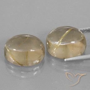 Shop natural 13.34ct Jaune pâle Quartz rutile gems, ovale, from Inde at GemSelect. In stock, global shipping!