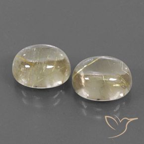 Shop natural 9.49ct Jaune clair Quartz rutile gems, ovale, from Inde at GemSelect. In stock, global shipping!