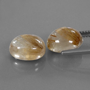 Achetez naturel ct jaune quartz rutilé gems, transparent, en provenance inde chez gemselect. en stock, livraison internationale!