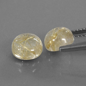 Achetez naturel ct jaune quartz rutilé gems, transparent, en provenance inde chez gemselect. en stock, livraison internationale!
