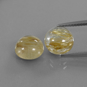 Achetez naturel ct jaune quartz rutilé gems, transparent, en provenance inde chez gemselect. en stock, livraison internationale!