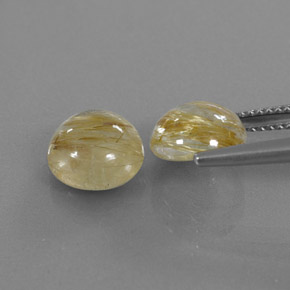 Achetez naturel ct jaune quartz rutilé gems, transparent, en provenance inde chez gemselect. en stock, livraison internationale!