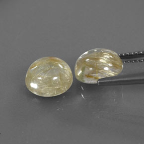 Achetez naturel ct jaune quartz rutilé gems, transparent, en provenance inde chez gemselect. en stock, livraison internationale!