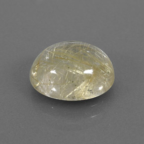 Quartz rutilé jaune naturelle transparent, 3,92 ct, transparent / translucide