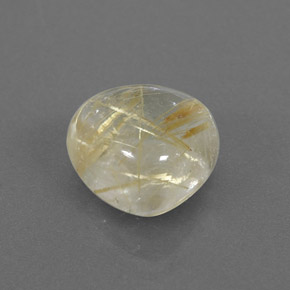 Quartz rutilé jaune naturelle transparent, 3,69 ct, transparent / translucide