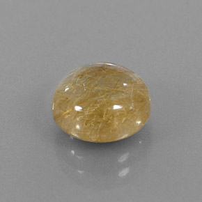 Quartz rutilé jaune naturelle transparent, 3,81 ct, transparent / translucide